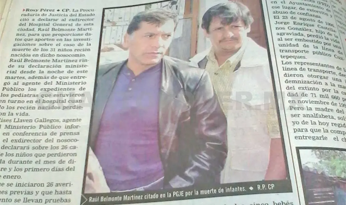 Siniestro pasado: Raúl Belmonte ante la PGJE