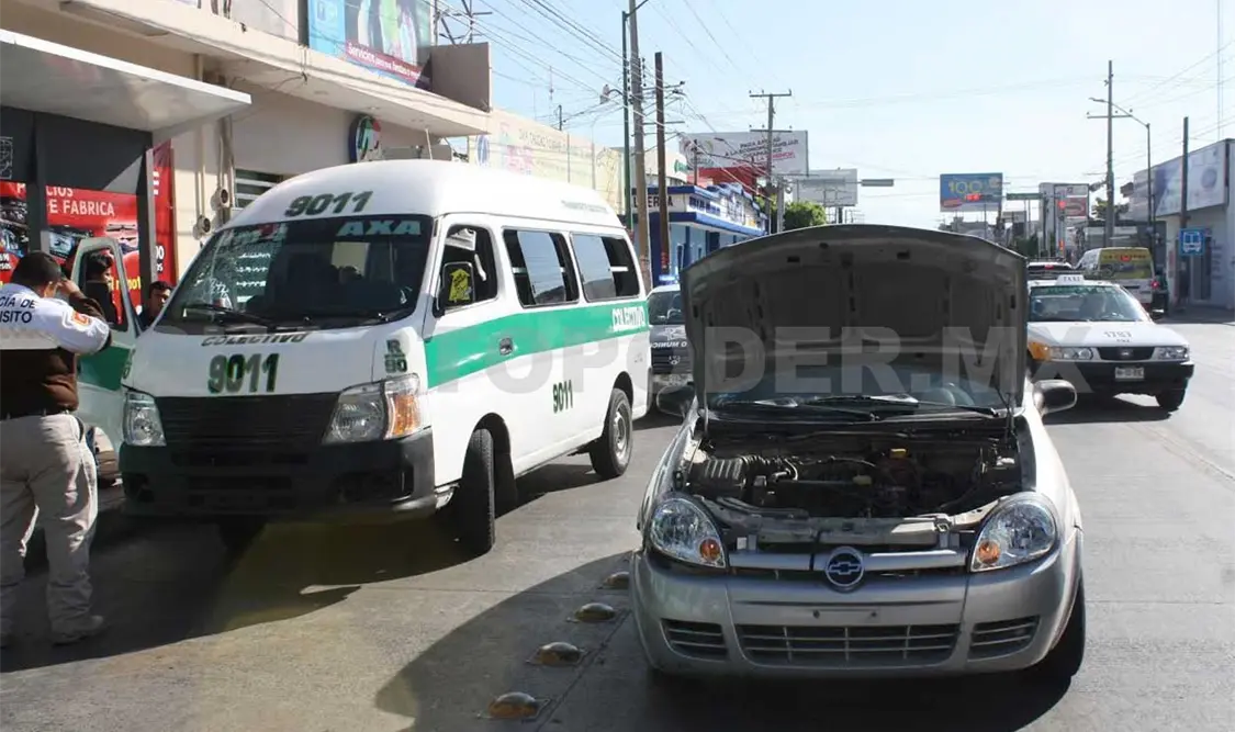 Accidente termina en riña