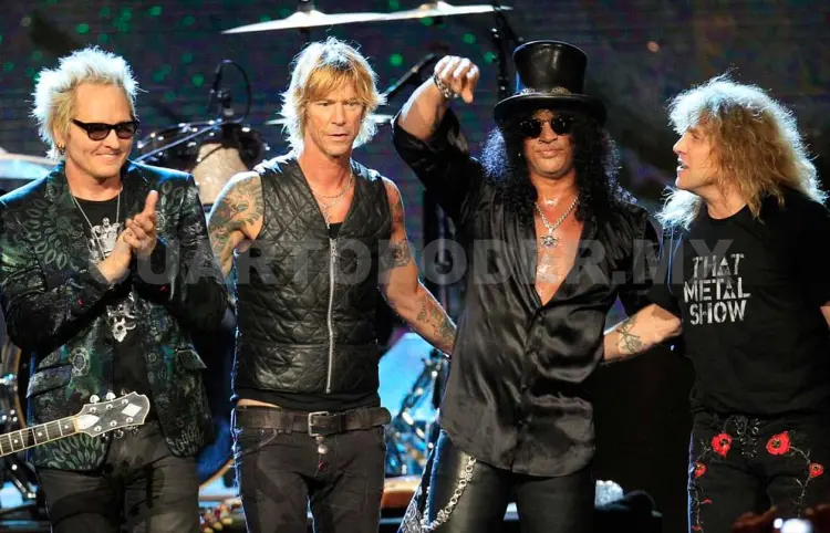 Guns N’Roses se reunirá en el festival Coachella