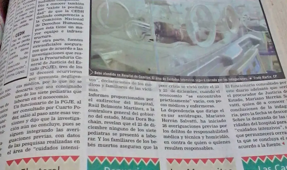 Siniestro pasado: CEDH avanza indagación
