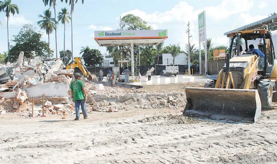 Desmantelan estación de distribución de biodiésel