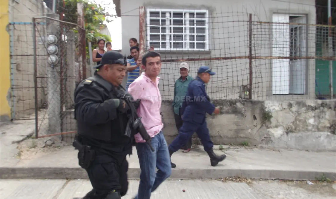 El único de los detenidos de los tres agresores. Avisan Alegría.