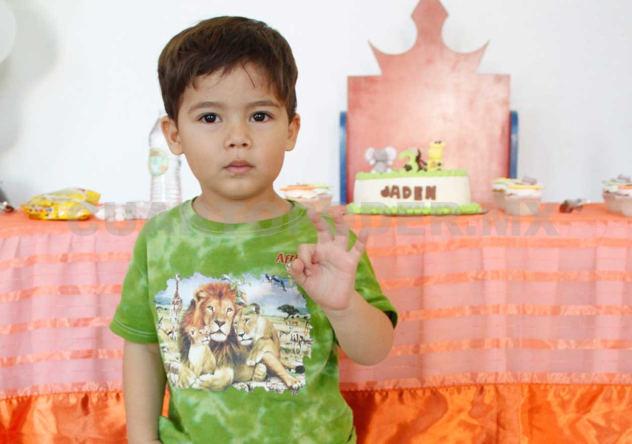 Jaden cumplió 3 añitos