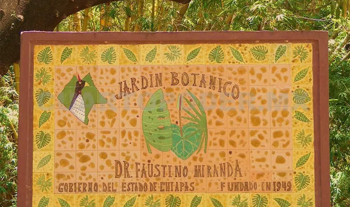 Fachada del jardín botánico, en la Calzada de los Hombres Ilustres. Cortesía