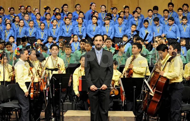 Más de mil niños y jóvenes han sido parte del proyecto musical. Cortesía.