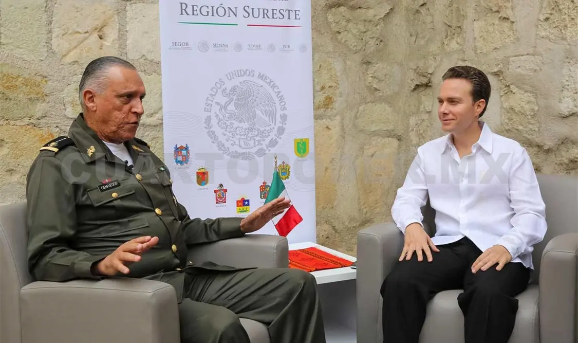 Reunión entre Cienfuegos Zepeda y Velasco Coello