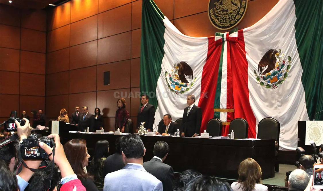 Sesión en el Congreso de la Unión. NTX