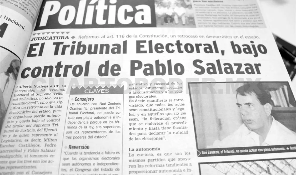 Siniestro pasado: El Tribunal Electoral, bajo control de Salazar