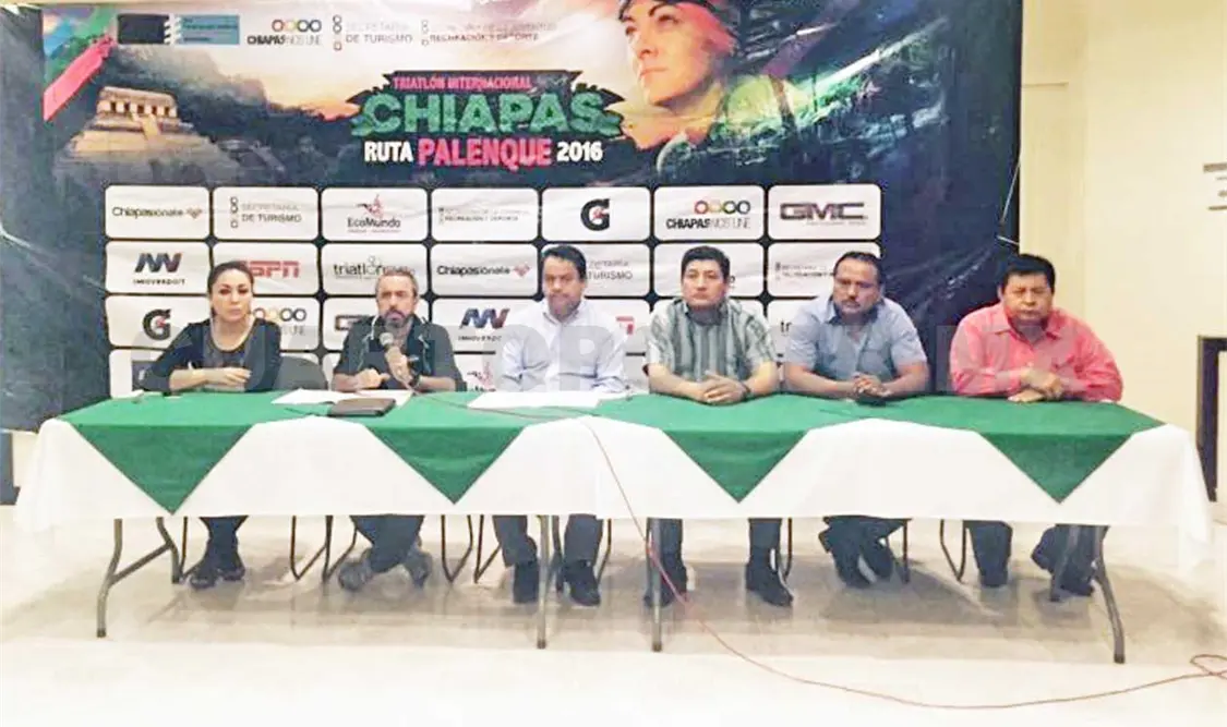 Presentan Triatlón Internacional Chiapas