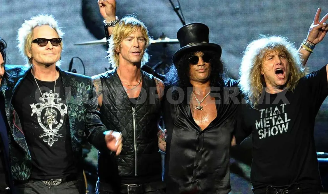Con formación original, Guns N’ Roses prepara concierto