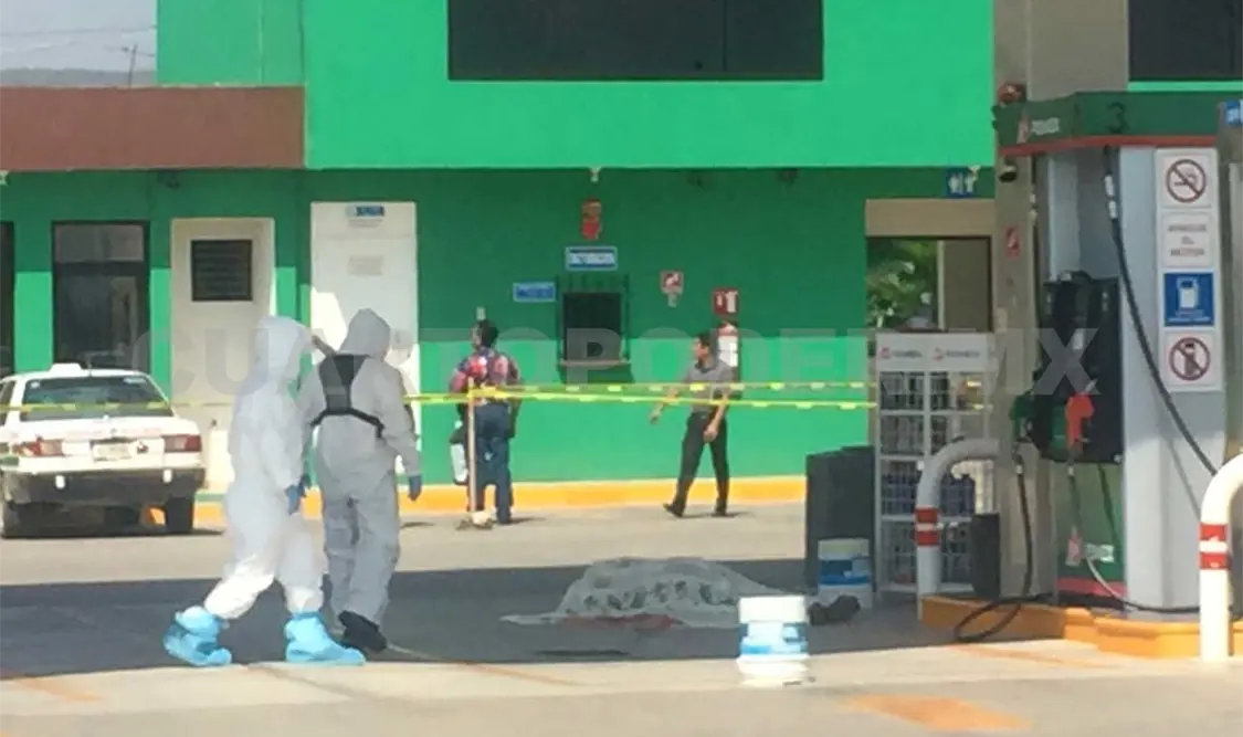 Asesinan a balazos a transportista en una gasolinera
