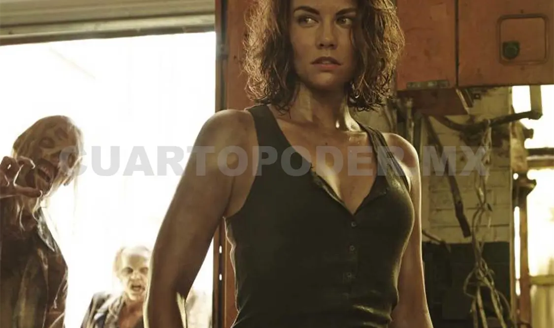 Lauren Cohan no puede ver nada de terror