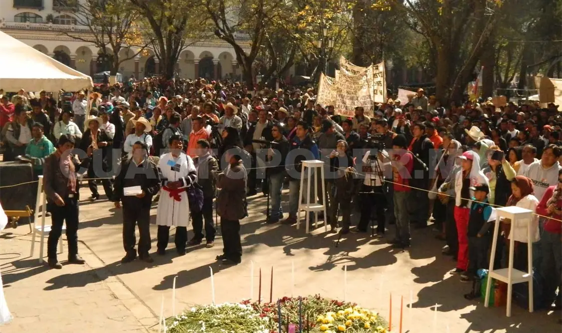 Miles de personas, en su mayoría indígenas, participaron en la manifestación pacífica. Helio Henríquez / CP