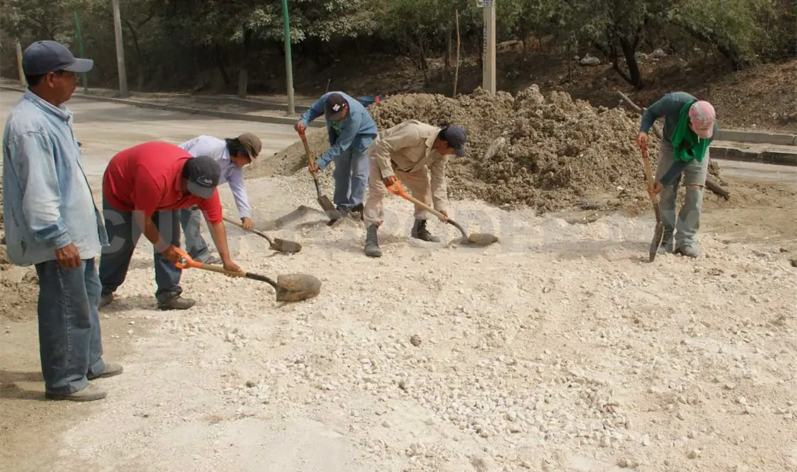 El socavón era de cinco metros de profundidad. Guillermo Ramos / CP