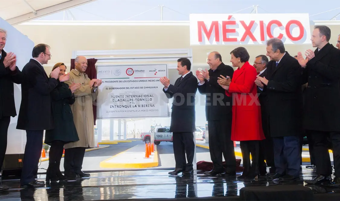 El Puerto Fronterizo Guadalupe-Tornillo brindará una nueva puerta de entrada a la población y carga a EUA: EPN. PRESIDENCIA
