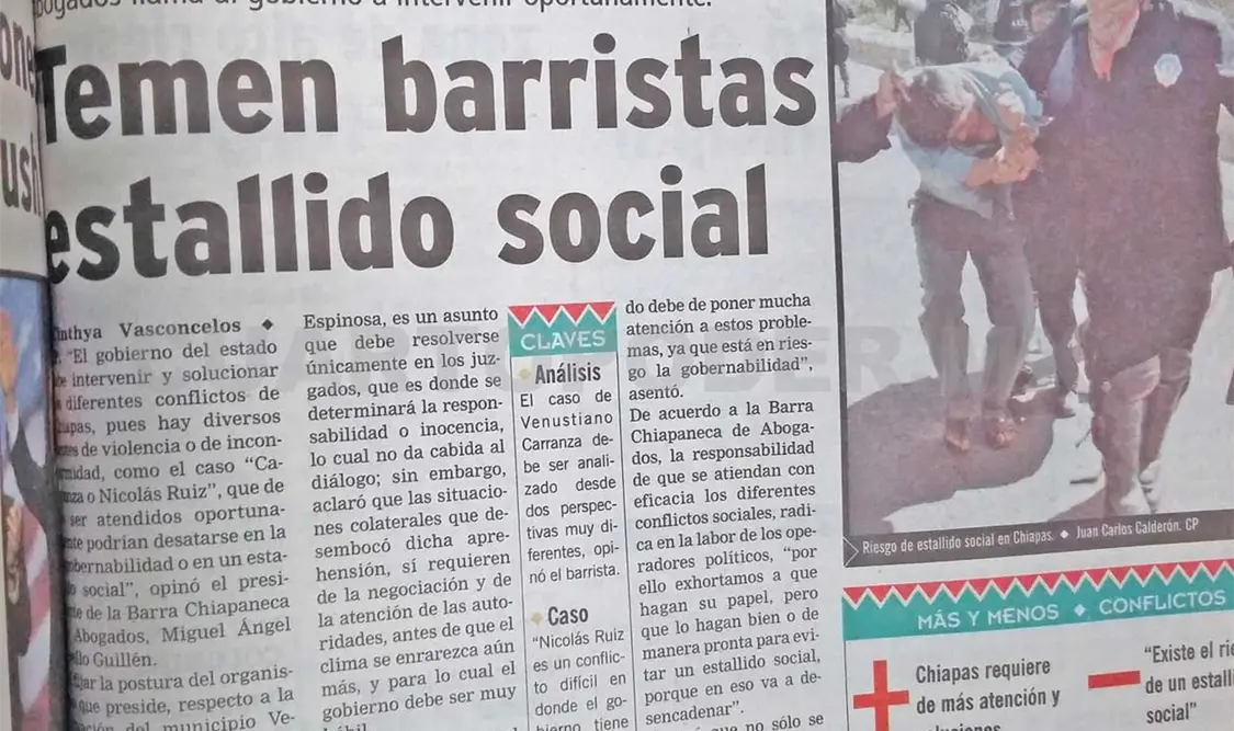 SINIESTRO PASADO: Temen barristas estallido social