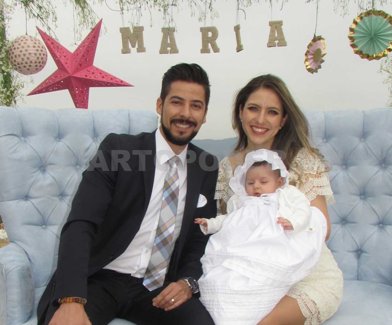 María recibió el primer sacramento