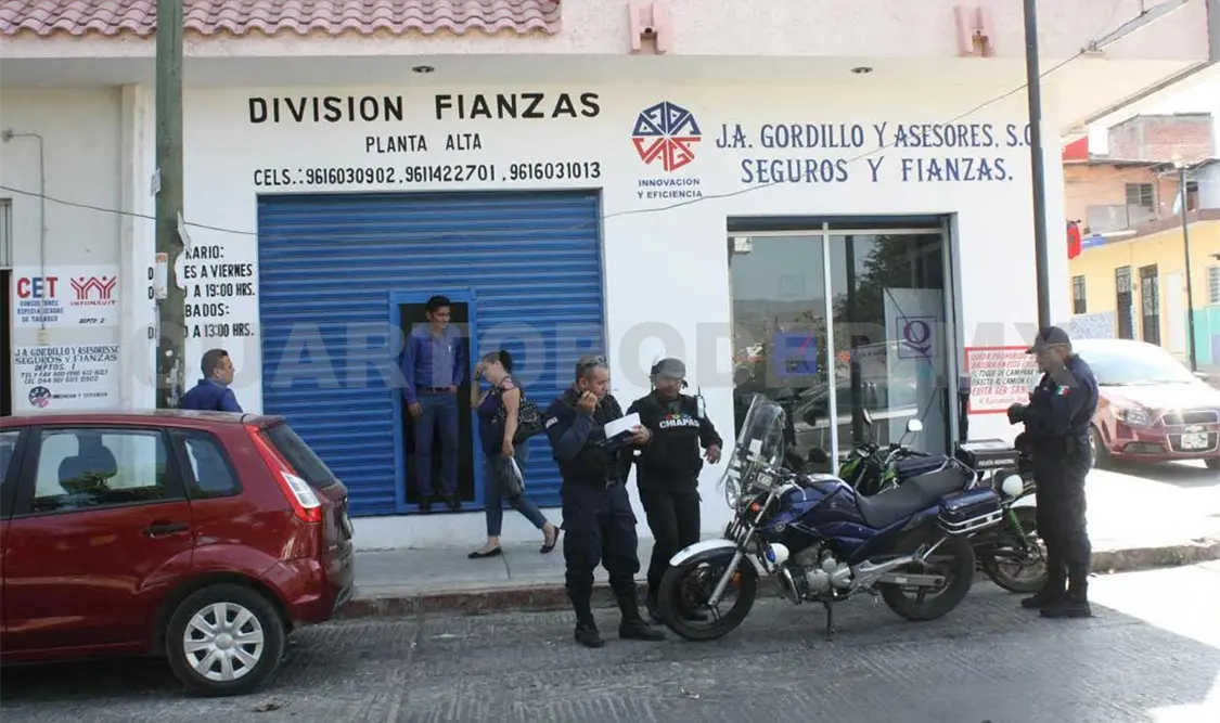 Pistoleros atracan casa financiera