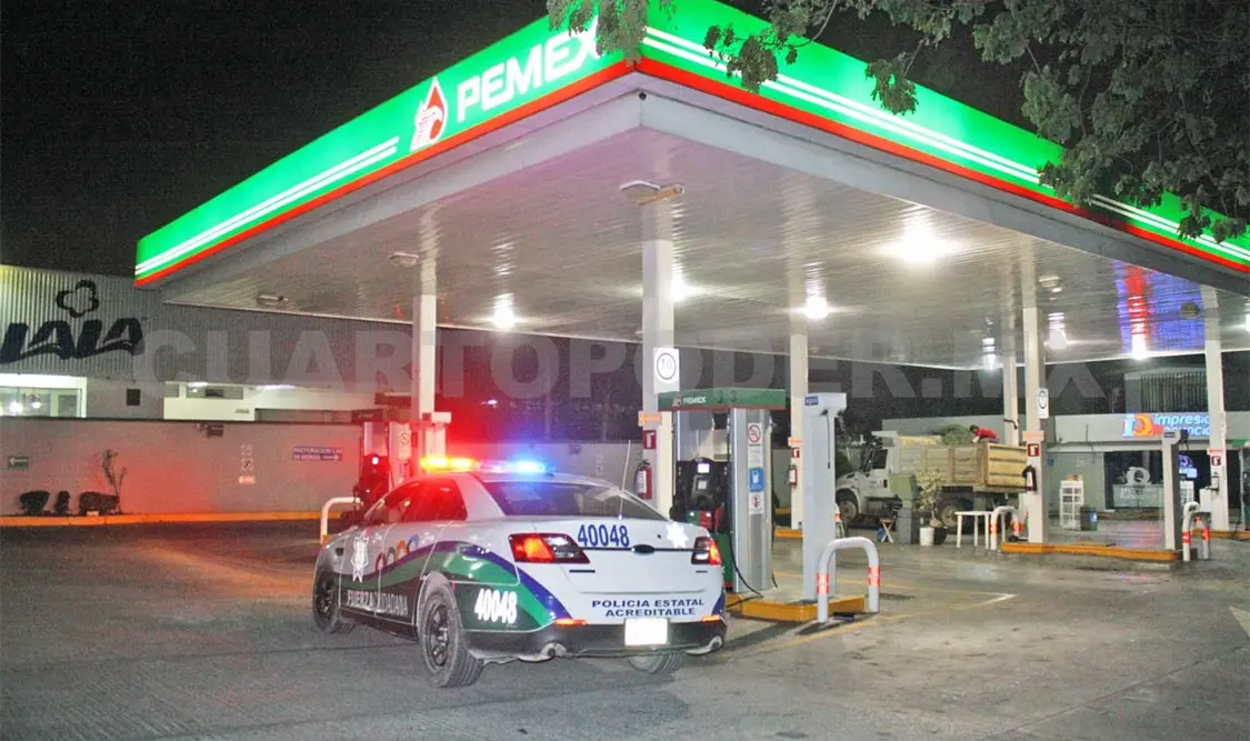Asaltan gasolinera; 60 mil el botín