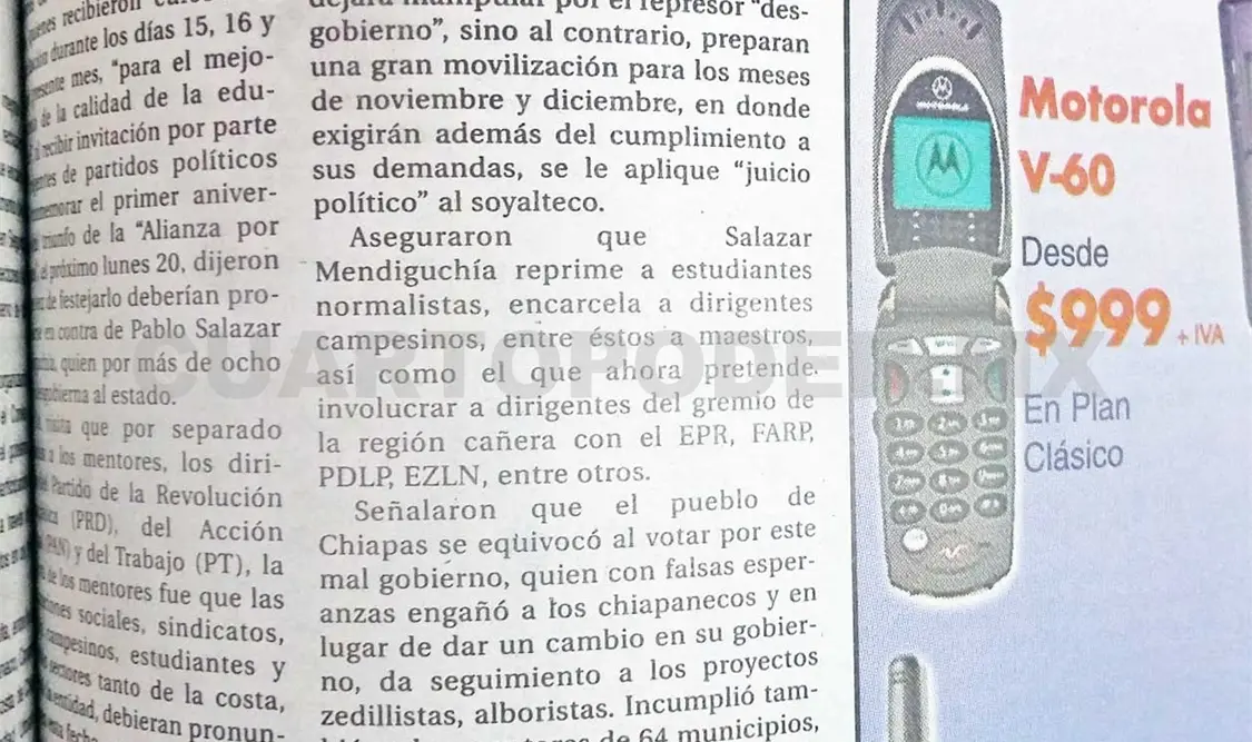 Siniestro pasado: Se pronuncian contra gobierno aliancista