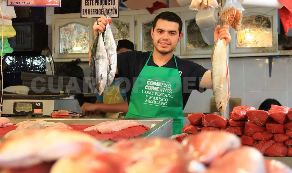 Garantizan abasto de pescados y mariscos