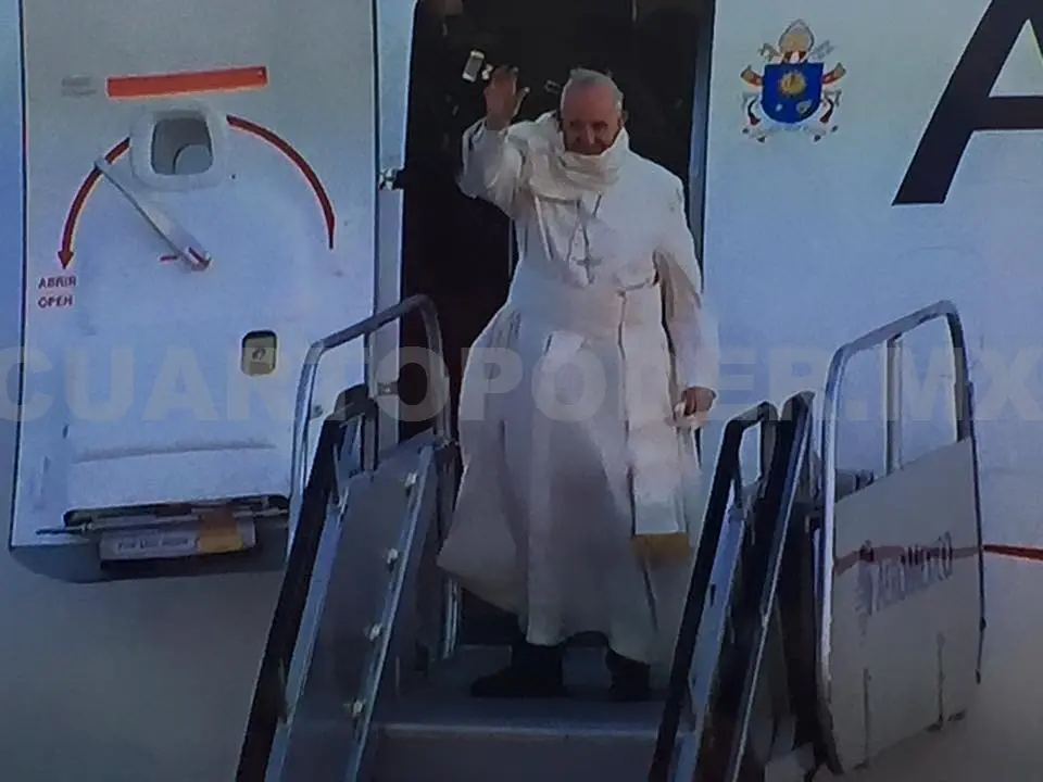 Francisco dice adiós a Chiapas. Cortesía