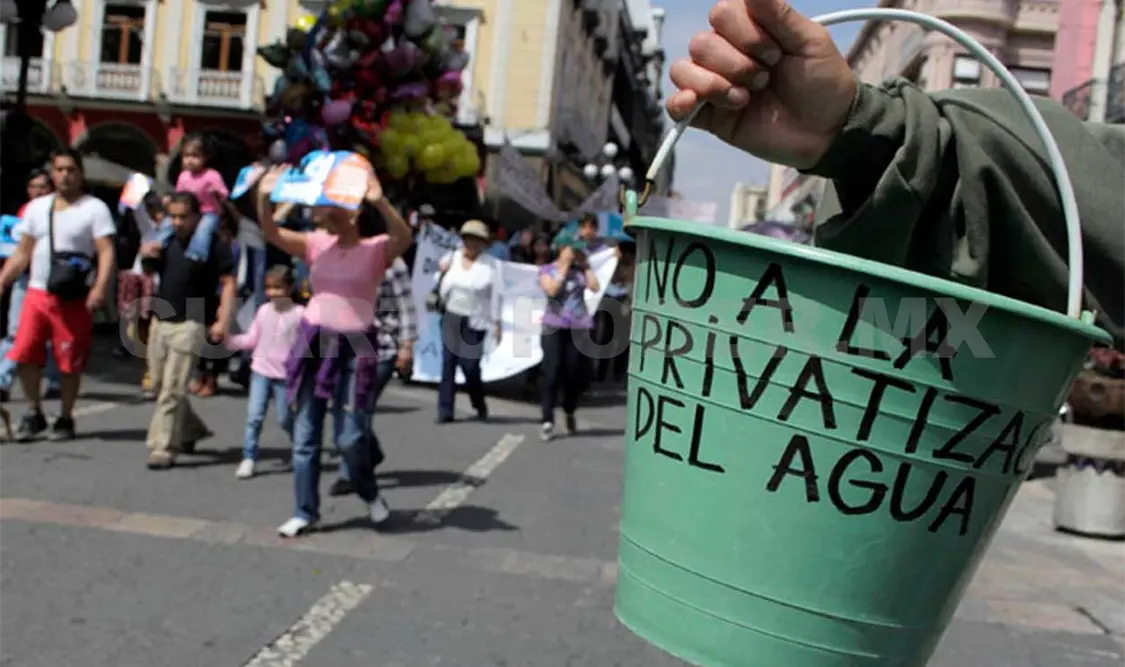Constitución local debe prohibir privatizar el agua