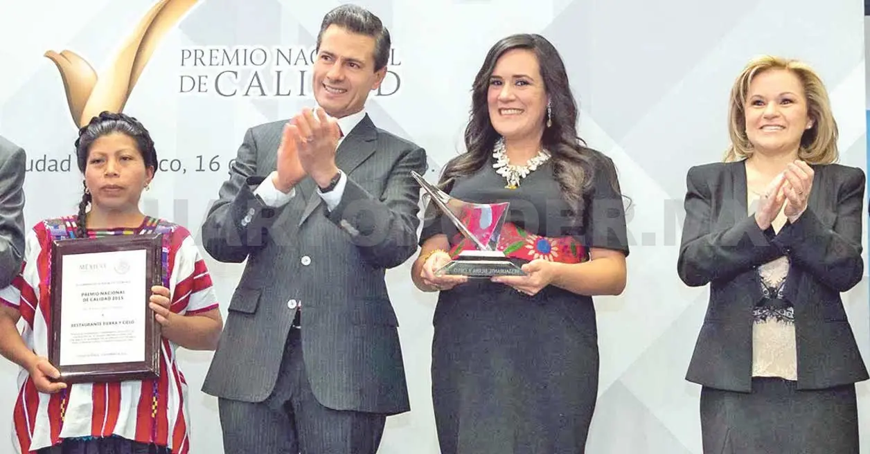 Empresaria recibe Premio Nacional de Calidad