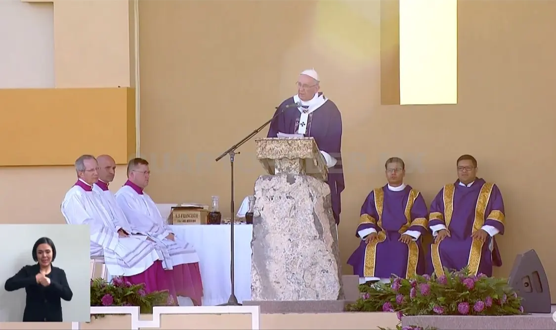 “¡No más muerte ni explotación!”, clama el Papa en la frontera con EUA
