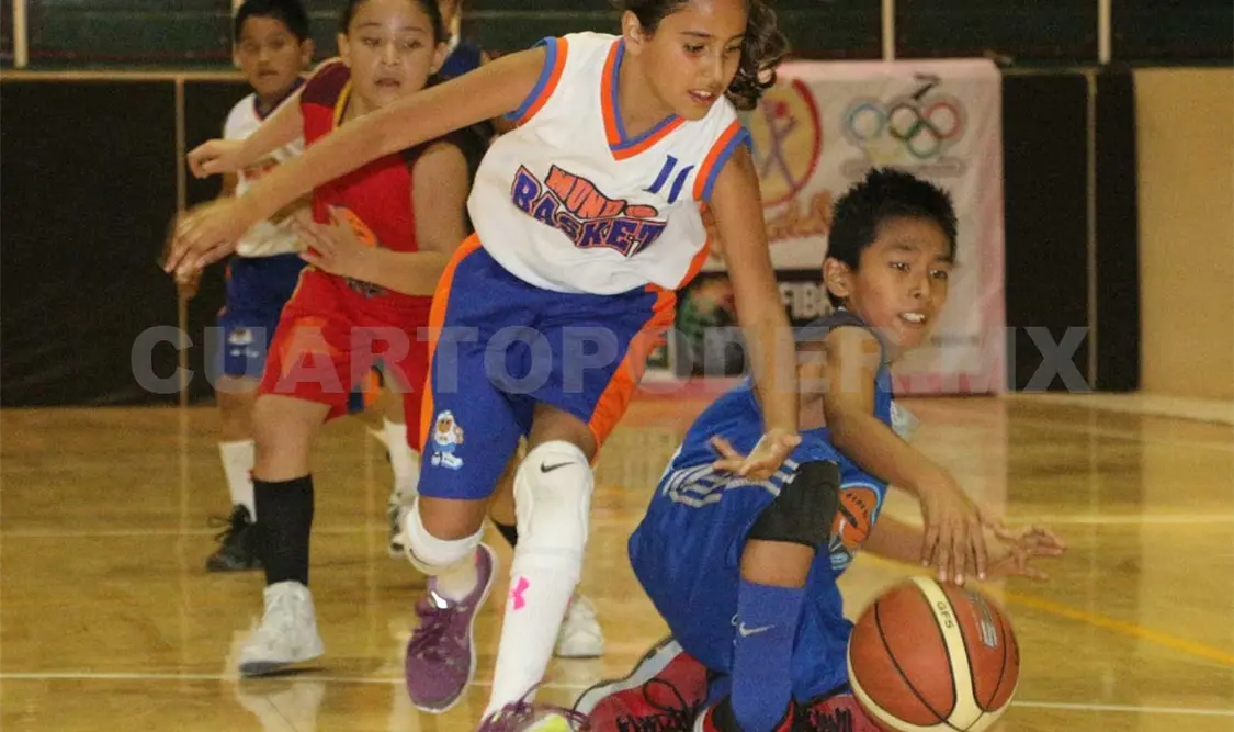 El evento concluyó con el partido que protagonizó Mundo Basket Comitán contra el Club Basket Dae. Alejandro Aguilar / CP