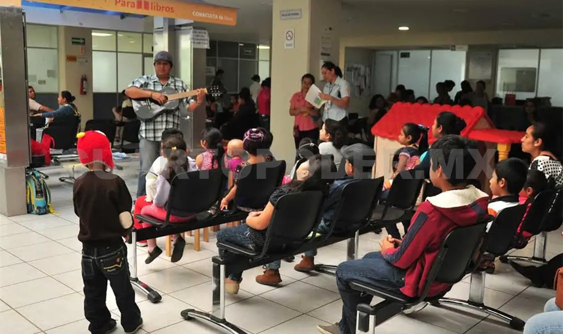 El Paralibros instalado en hospital de Especialidades Pediátricas. Cortesía