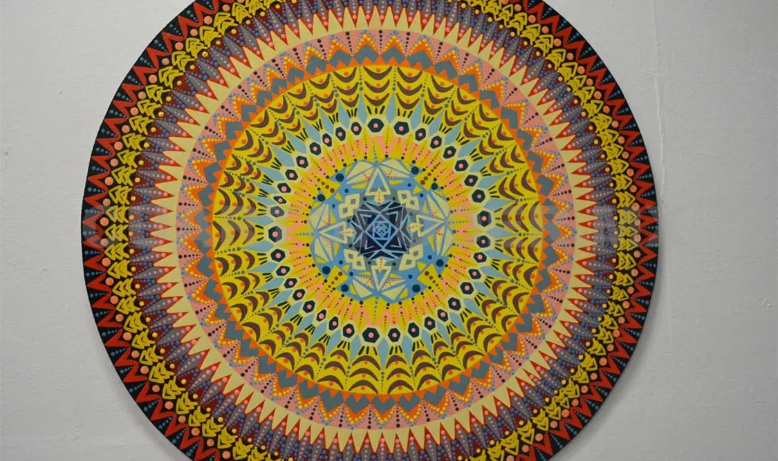Los mandalas son como tu propia voz, comentó la artista. Darwin Mendoza