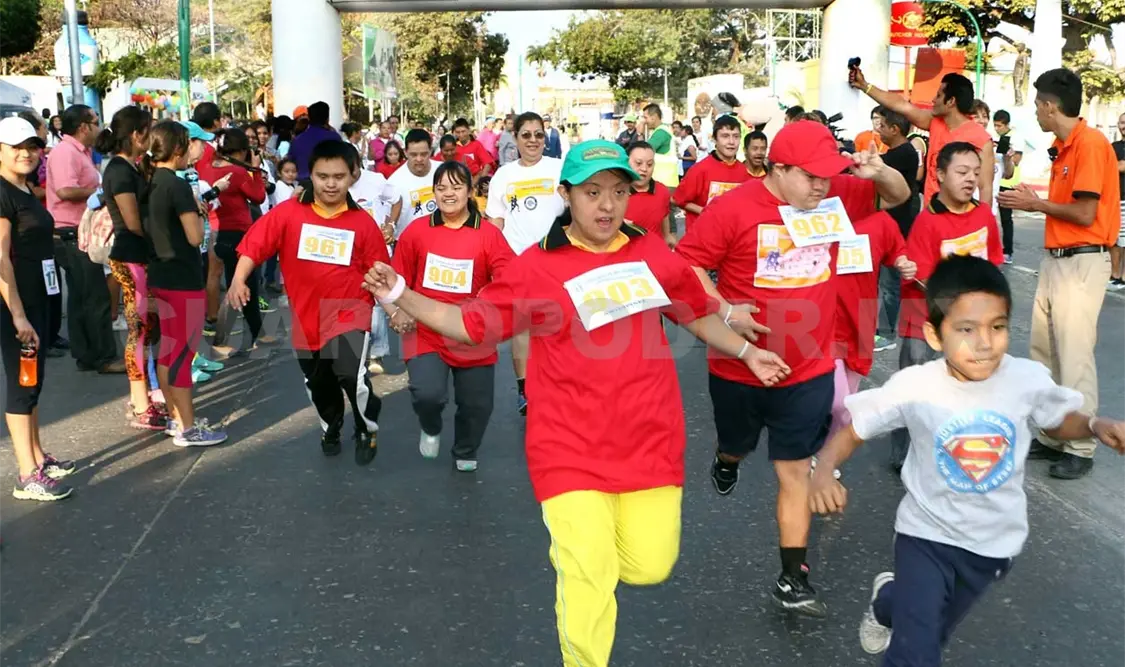 En esta justa pedestre participarán 350 niños y niñas que sufren alguna discapacidad.