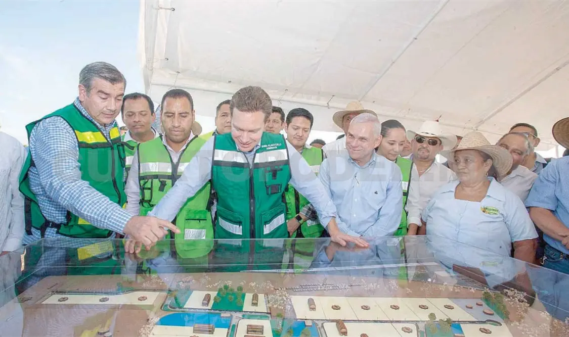 Constata MVC avances del Parque Agroindustrial