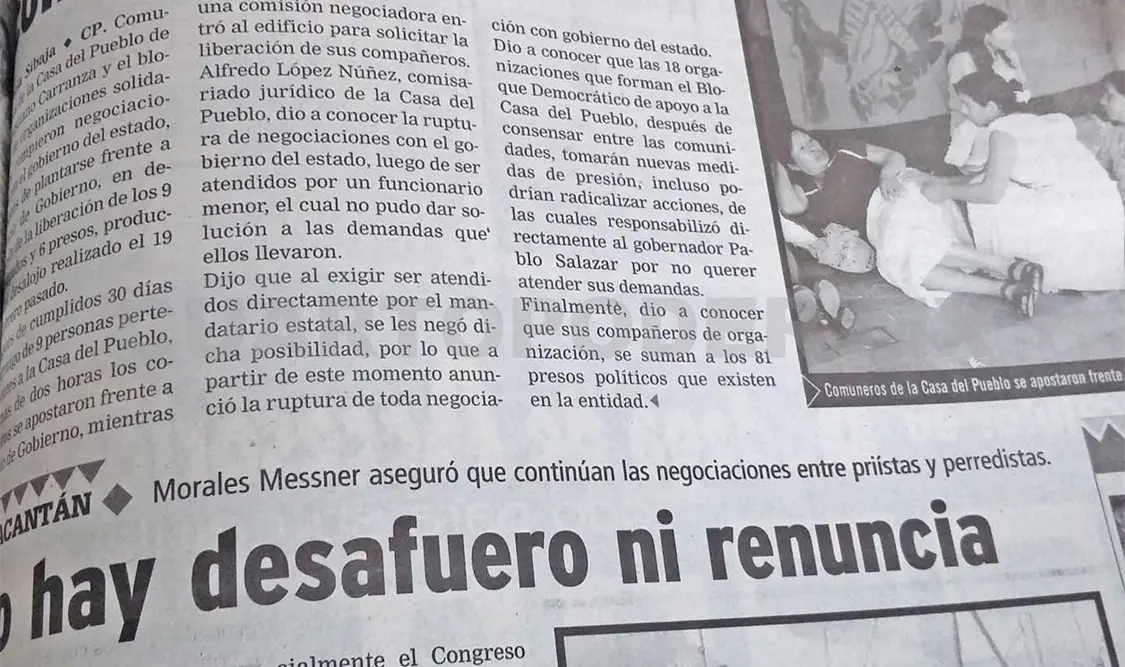 Siniestro pasado: CCP rompe tratos con el Gobierno