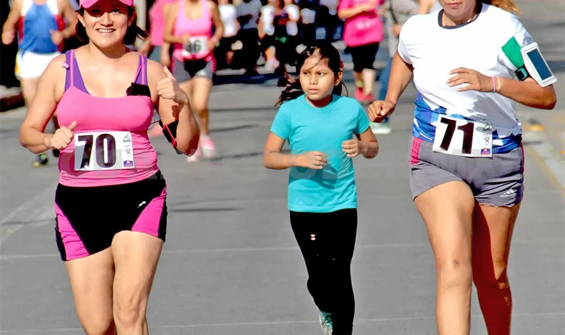 Anuncian carrera: u na mujer fuerte es una mujer sana