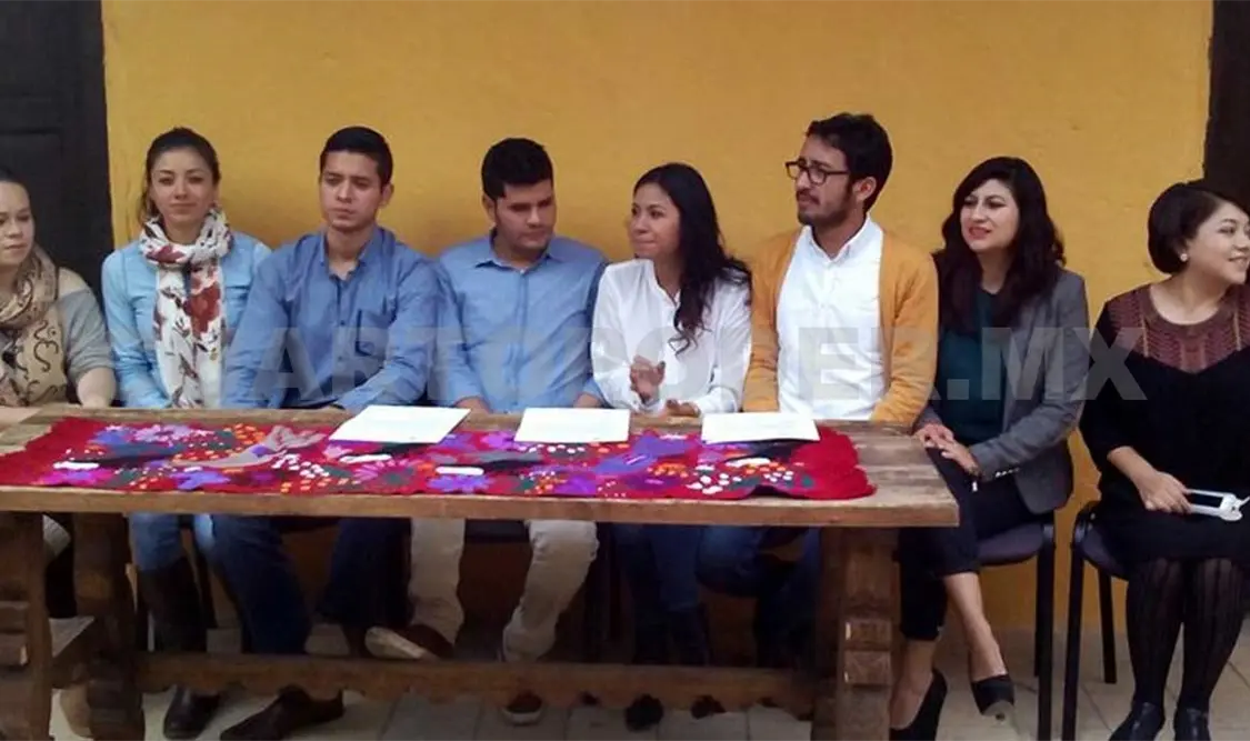 Aspecto de la conferencia de prensa ofrecida por el grupo Por Amor a San Cristóbal. CP