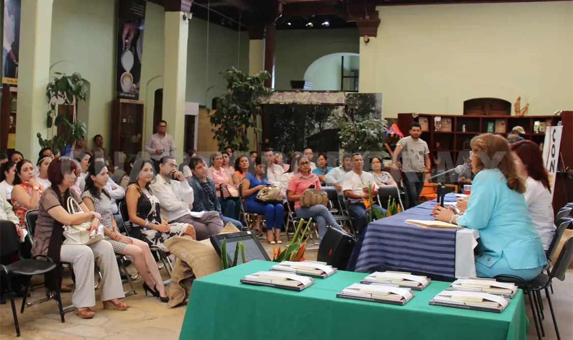 Durante la clausura del Circuito Intermuseos. Cortesía