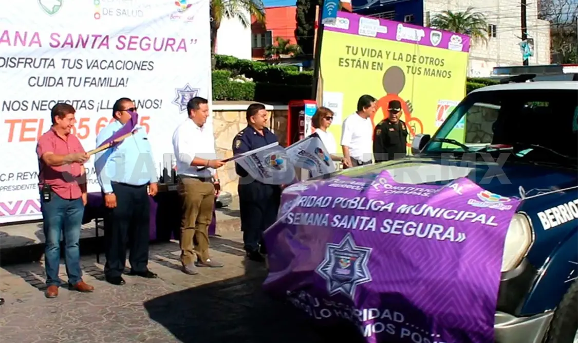 Arranca el operativo se semana santa en Berriozábal. Cortesía
