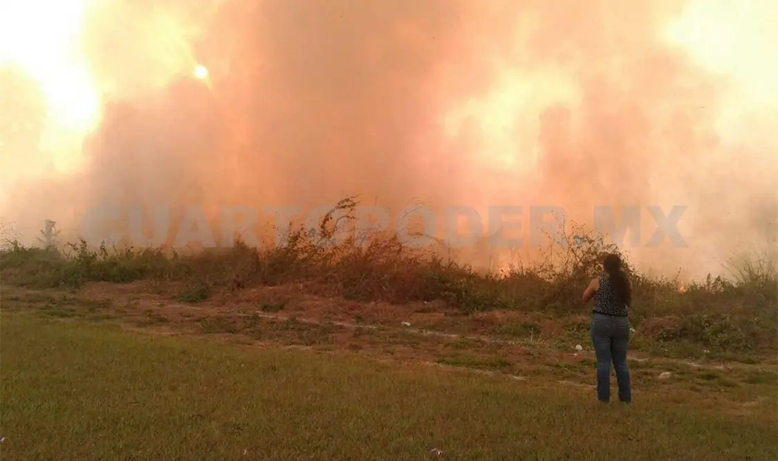 Incendio de pastizales afecta terrenos del ITT