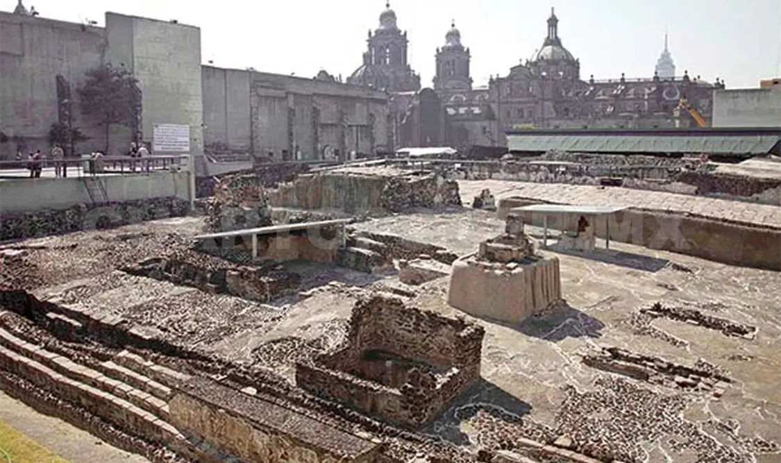 Fotografía del Templo Mayor. Cortesía