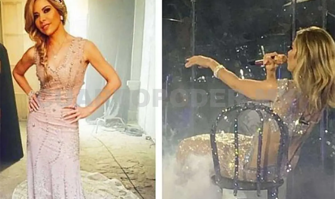 Gloria Trevi le copia coreografía a Juan Gabriel