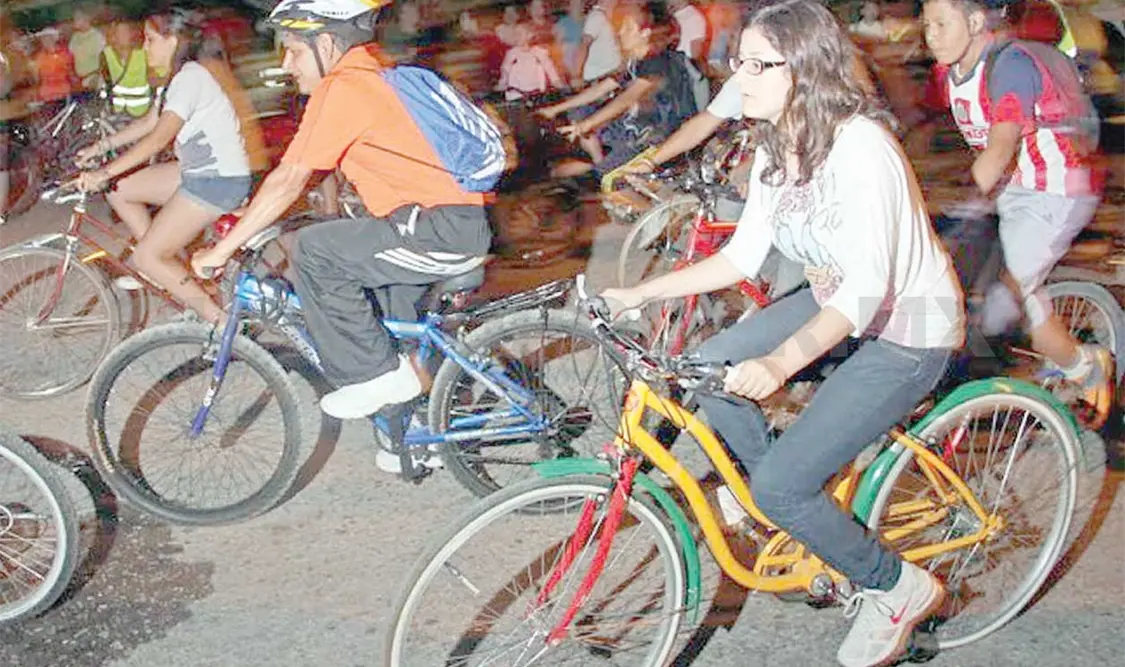 Las bicicletas rodarán por las calles de Tuxtla. Cortesía
