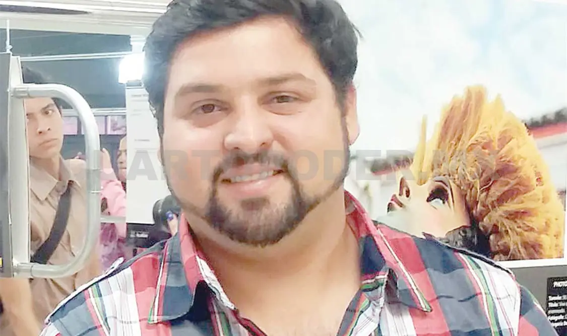 Durante la exposición en FES Acatlán, Ciudad de México. Cortesía
