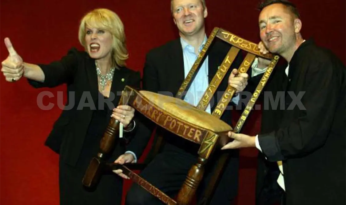 Venden silla donde escribieron la historia de Harry Potter