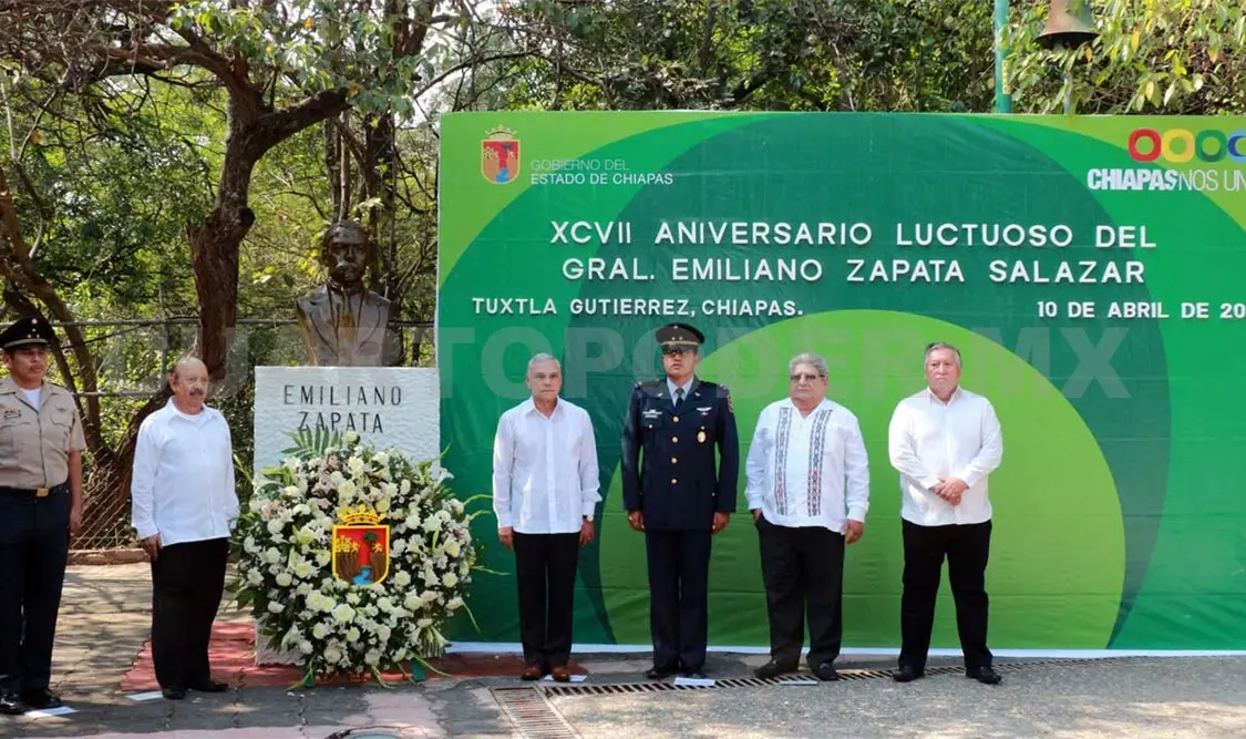 Conmemoran aniversario luctuoso de Emiliano Zapata