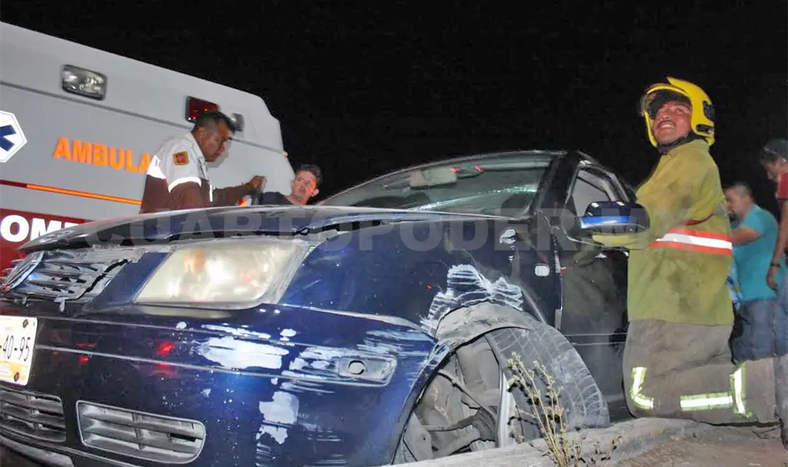 Fuerte accidente cerca de Real del Bosque