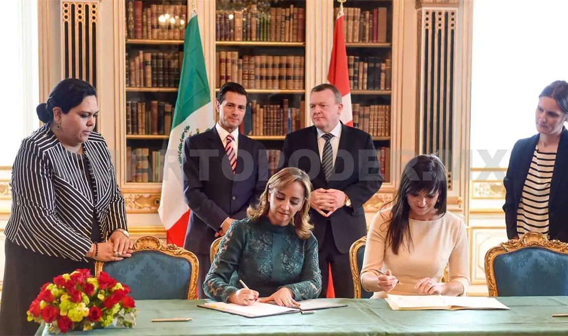 México y Dinamarca firman convenios de colaboración