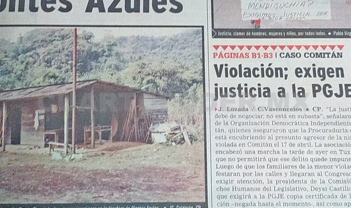 Siniestro pasado: PGJE solapa crimen: ODIC