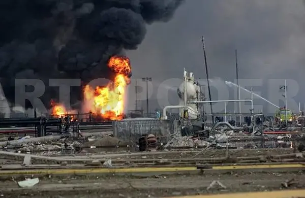 Se registra explosión en la planta de Pemex en Veracruz